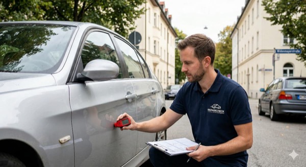 Repaircheck Sachverständiger erklärt Prüfbericht beim Gebrauchtwagen-Check